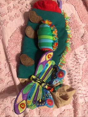 Colorful Embroidered Butterfly Toy